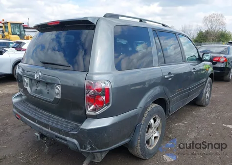 2007 Honda Pilot Ex-L from USA, damaged, VIN 5FNYF28527B022848